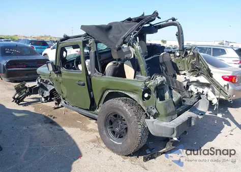 2021 Jeep Wrangler Willys 4X4 z USA, uszkodzony, nr VIN 1C4GJXAN6MW815210